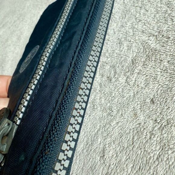 Kipling Blue Zip Up Money World Wallet - Picture 13 of 15